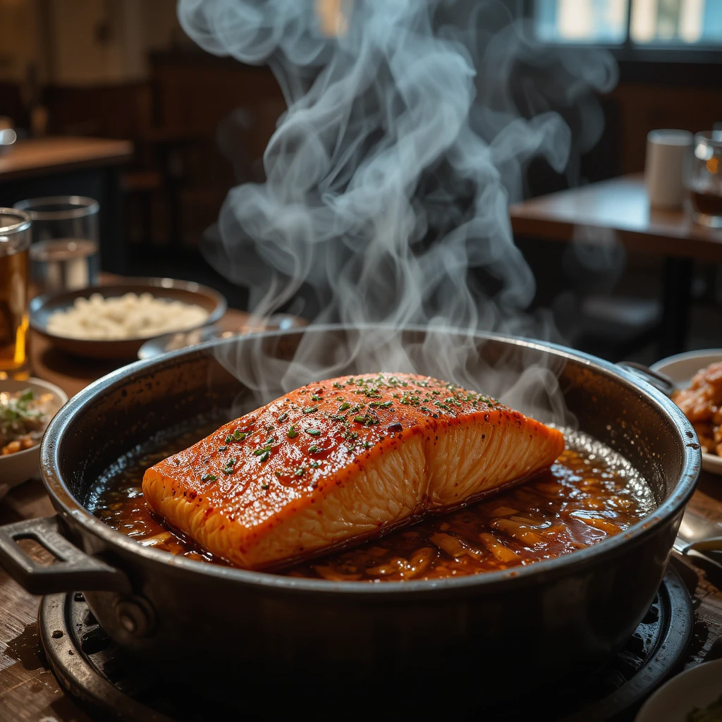 Cedar Plank Tandoori Salmon